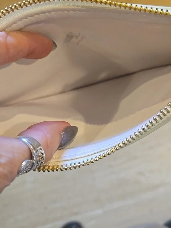 Kate Spade New York Golden Metallic Confetti Zipper Pencil Pouch - Picture 6 of 7